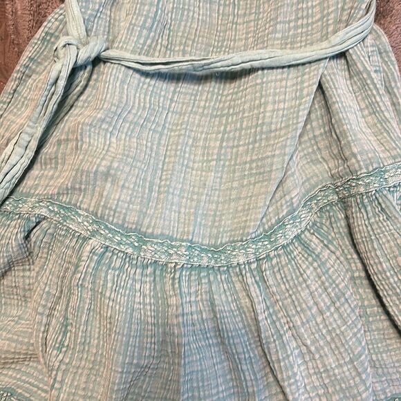 Daily Practice Anthropologie Kona Strapless Dress light blue size XS - Picture 7 of 9